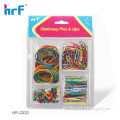 Colorful Multi-function Paper Clip Set With Rubber band